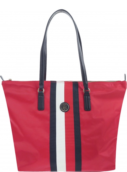 Shoulder TOMMY HILFIGER Poppy Tote Corp Stri | EN