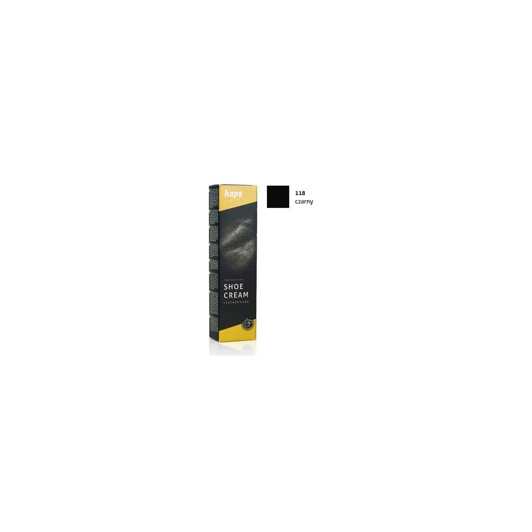 PASTA DO BUTÓW KAPS SHOE CREAM Czarna - 75 ML - naturalny wosk pszczeli