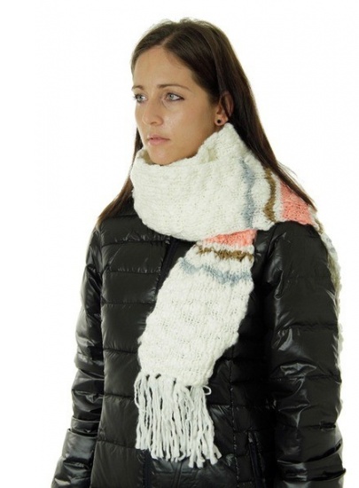 SZALIK O'NEILL AC ARCS SCARF POWDER WHITE