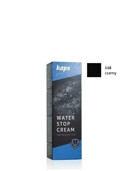 PASTA KAPS WATER STOP CREAM Czarna - 75 ML - Pasta impregnująca buty