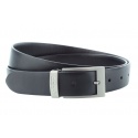 PASEK ECCO CLASSIC BELT PRONGUE BUCKLE BLACK COFFEE
