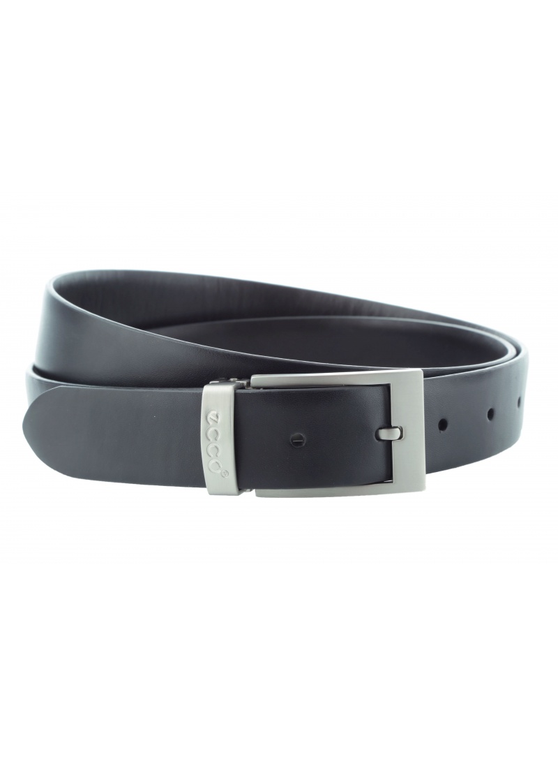 PASEK ECCO CLASSIC BELT PRONGUE BUCKLE BLACK COFFEE