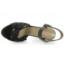 PEPE JEANS SANT JAMES BLACK METALIC MESH FABRIC- CRUST SHEEP N