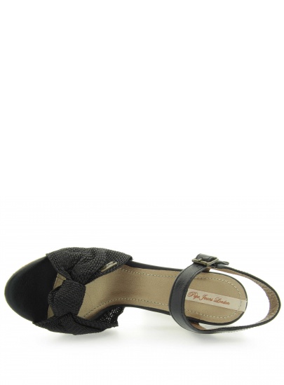 PEPE JEANS SANT JAMES BLACK METALIC MESH FABRIC- CRUST SHEEP N