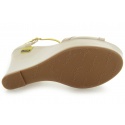 PEPE JEANS CORAL NUDE FABRIC-PU PATENT-NAPPA LTH