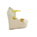 PEPE JEANS CORAL NUDE FABRIC-PU PATENT-NAPPA LTH
