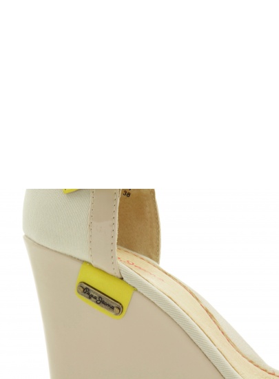 PEPE JEANS CORAL NUDE FABRIC-PU PATENT-NAPPA LTH