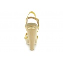 SANDAŁY PEPE JEANS PINNER YELLOW KID LEATHER