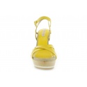 SANDAŁY PEPE JEANS PINNER YELLOW KID LEATHER