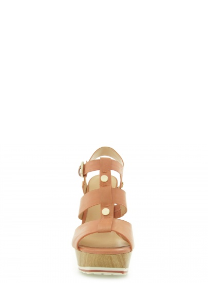 SANDAŁY GUESS BASET SANDALO SANDAL LEATHER CORAL
