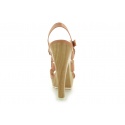 SANDAŁY GUESS BASET SANDALO SANDAL LEATHER CORAL