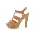 SANDAŁY GUESS BASET SANDALO SANDAL LEATHER CORAL