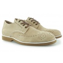 PÓŁBUTY SPERRY BOAT OXFORD WING TIP CEMENT SUEDE