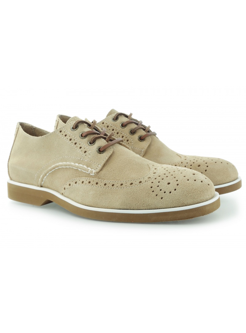 PÓŁBUTY SPERRY BOAT OXFORD WING TIP CEMENT SUEDE