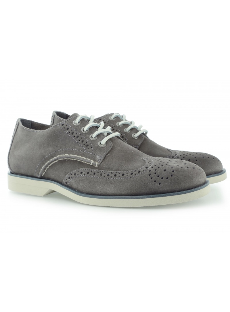 PÓŁBUTY SPERRY BOAT OXFORD WING TIP GREY SUEDE