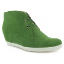 BOTKI HOGL 4212 CASUAL VELOUR LEDER GREEN