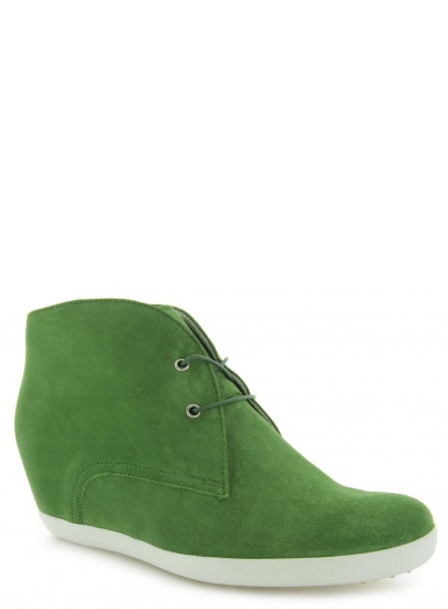 BOTKI HOGL 4212 CASUAL VELOUR LEDER GREEN