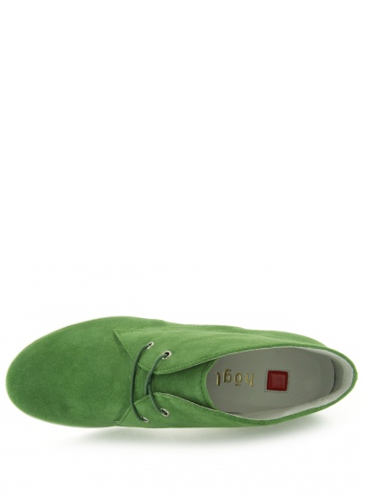 BOTKI HOGL 4212 CASUAL VELOUR LEDER GREEN