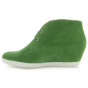 BOTKI HOGL 4212 CASUAL VELOUR LEDER GREEN