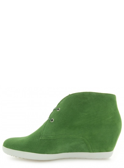 BOTKI HOGL 4212 CASUAL VELOUR LEDER GREEN