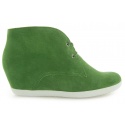 BOTKI HOGL 4212 CASUAL VELOUR LEDER GREEN