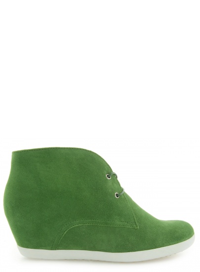 BOTKI HOGL 4212 CASUAL VELOUR LEDER GREEN