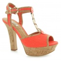 SANDAŁY GUESS PADERAN SANDALO SANDAL FABRI ORANGE