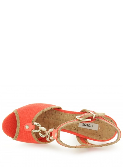 SANDAŁY GUESS PADERAN SANDALO SANDAL FABRI ORANGE