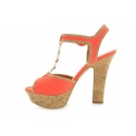 SANDAŁY GUESS PADERAN SANDALO SANDAL FABRI ORANGE