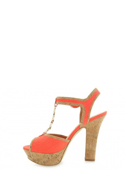 SANDAŁY GUESS PADERAN SANDALO SANDAL FABRI ORANGE