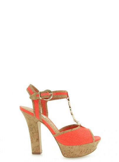 SANDAŁY GUESS PADERAN SANDALO SANDAL FABRI ORANGE