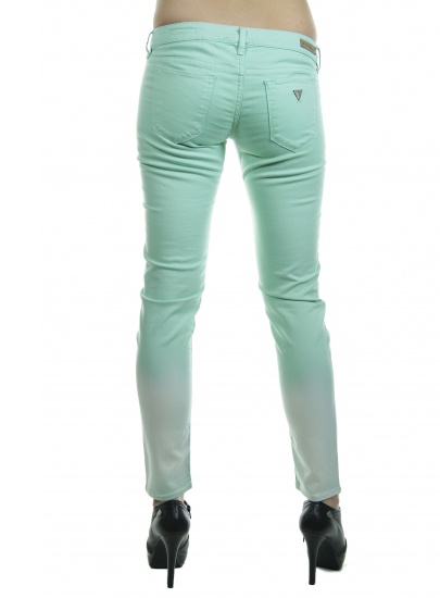 SPODNIE GUESS BEVERLY NO ZIP MINT