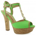SANDAŁY GUESS PADERAN SANDALO SANDAL FABRI GREEN