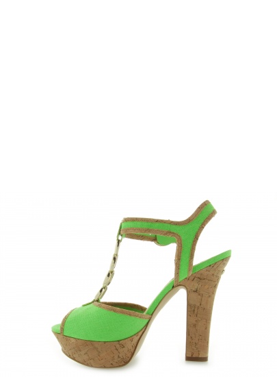 SANDAŁY GUESS PADERAN SANDALO SANDAL FABRI GREEN
