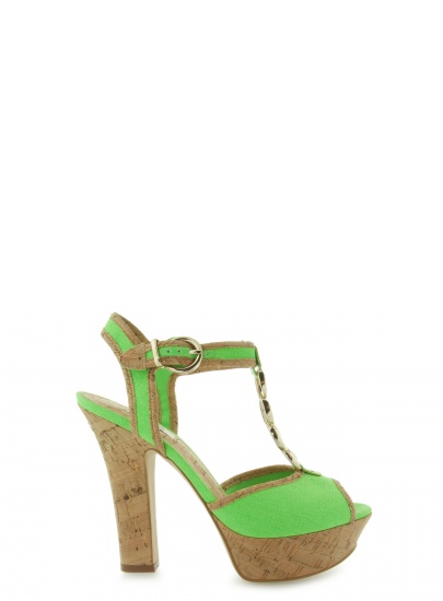SANDAŁY GUESS PADERAN SANDALO SANDAL FABRI GREEN