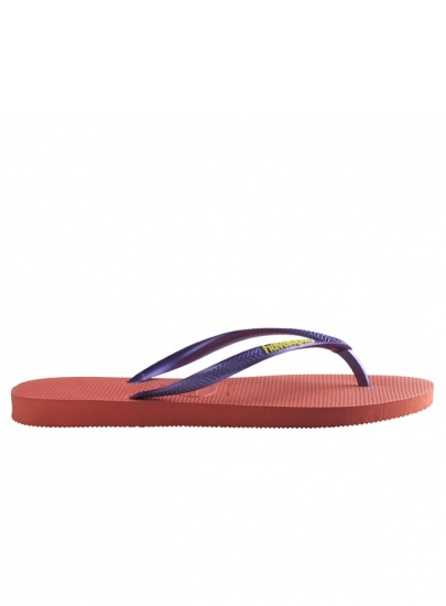 JAPONKI HAVAIANAS SLIM LOGO SALMON