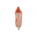 CZÓŁENKA GUESS GABRA SPUNTATO OPEN TOE LEAT ORANGE