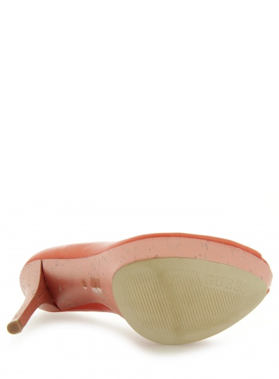 CZÓŁENKA GUESS GABRA SPUNTATO OPEN TOE LEAT ORANGE