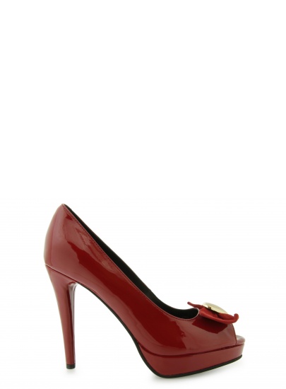 SZPILKI LOVE MOSCHINO JA1601BG0YJ RED