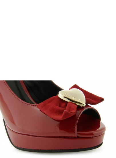 SZPILKI LOVE MOSCHINO JA1601BG0YJ RED