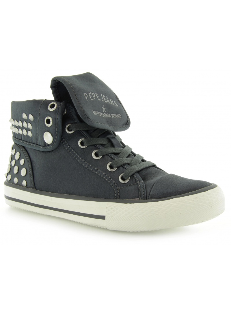 TRAMPKI PEPE JEANS SPIKE GREY SATIN FABRIC