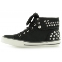 TRAMPKI PEPE JEANS SPIKE BLACK SATIN FABRIC