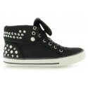 TRAMPKI PEPE JEANS SPIKE BLACK SATIN FABRIC