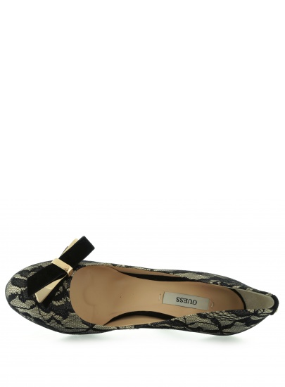 CZÓŁENKA GUESS REETAH 2 DECOLLETE PUMP FABRIC BLACK TAN