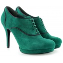 BOTKI GUESS BADGE DERBY SUEDE TEAL
