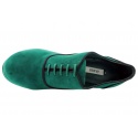 BOTKI GUESS BADGE DERBY SUEDE TEAL