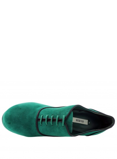 BOTKI GUESS BADGE DERBY SUEDE TEAL
