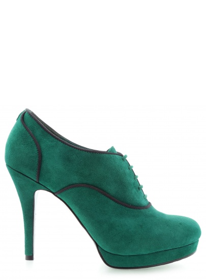 BOTKI GUESS BADGE DERBY SUEDE TEAL
