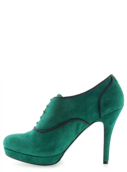 BOTKI GUESS BADGE DERBY SUEDE TEAL