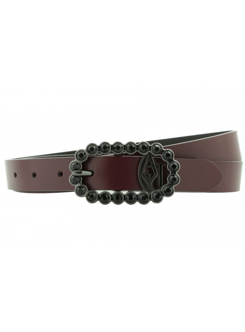 PASEK ARMANI JEANS U5119 G5 12 BORDEAUX